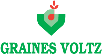 Logo Graines Voltz ; client d'Interactiv' Technologies et doté du PIM/DAM Interactiv' DataBase, de l'extension EasyCatalog et du logiciel Interactiv' Doc