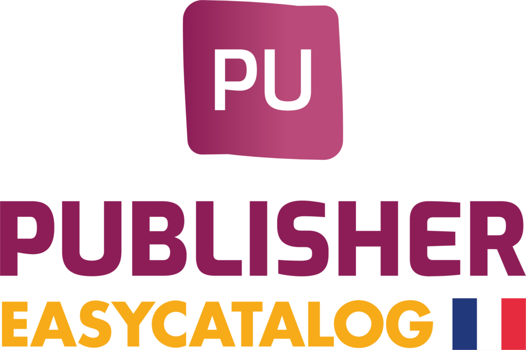 Logo de la solution Interactiv' Publisher - EasyCatalog, permettant de créer un lien bi-directionnel entre le PIM et InDesign