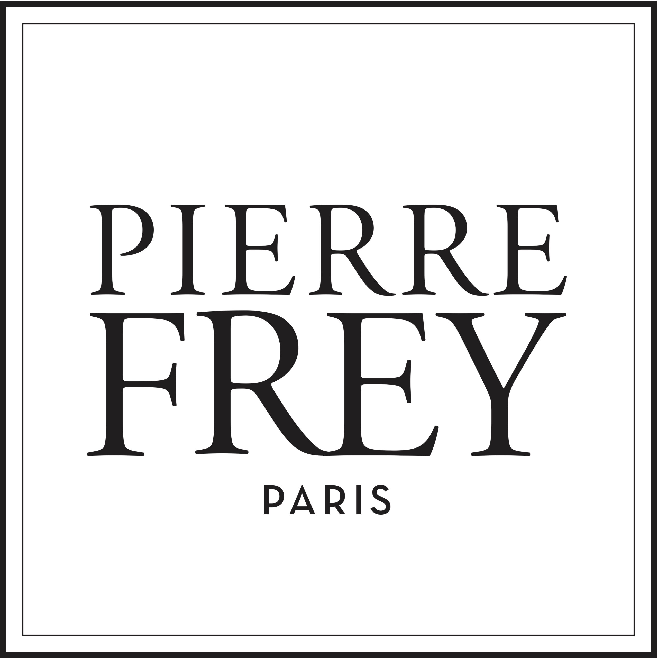Logo Pierre Frey ; client d'Interactiv' Technologies, éditeur et intégrateur PIM français