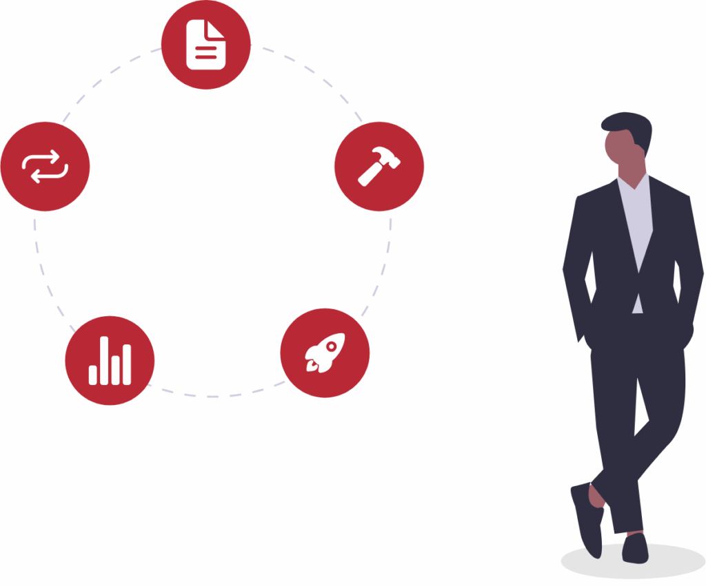 Image illustrant un cycle de vie produit