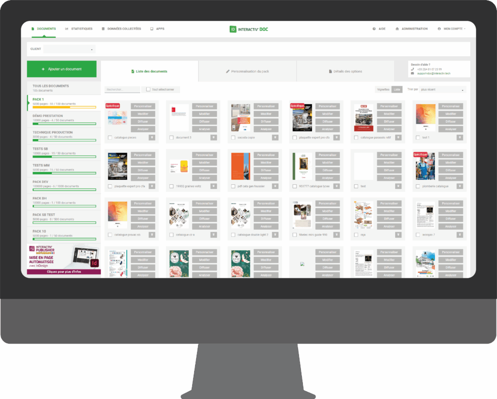 Backoffice Interactiv' Doc gestion des catalogues interactis