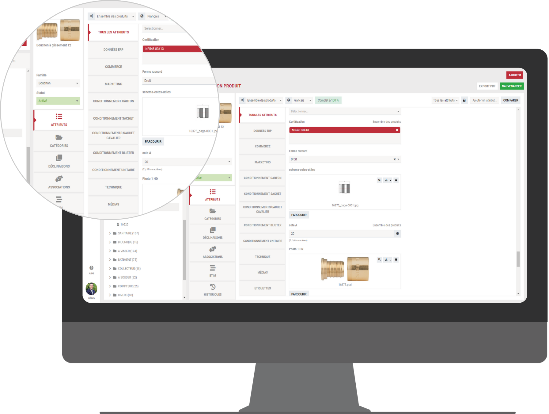 Managing all marketing information in a PIM