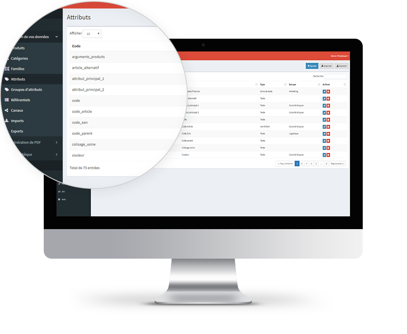 Master Data Management software enables companies to centralize and manage product information efficiently.