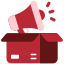 Icône pour la gestion des informations marketing