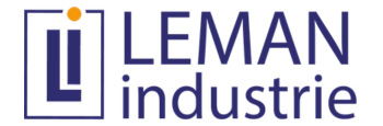 Logo de l'entreprise LEMAN industrie, cliente d'Interactiv' Formations