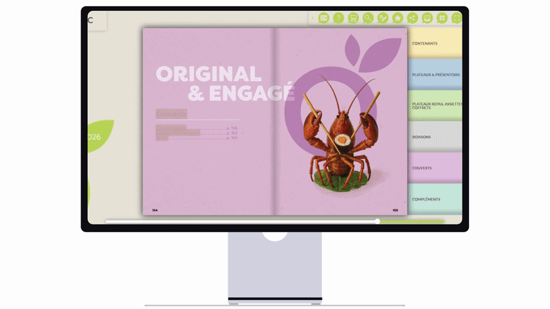 Votre rapport annuel interactif et dynamique ! GIF catalogue Comatec