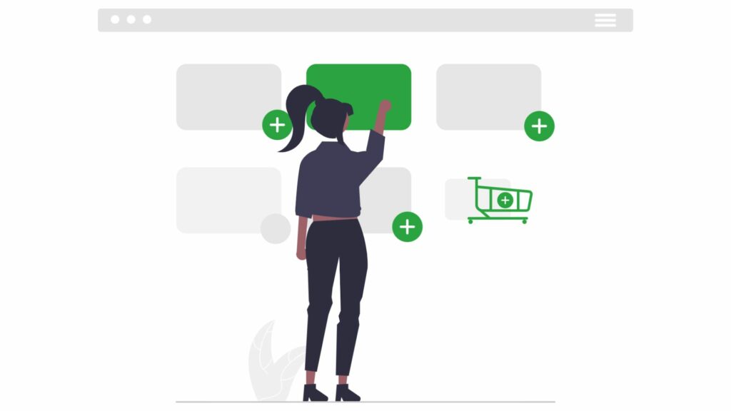 Visuel montrant la possibilité de connecter un catalogue interactif à un site e-commerce afin de booster ses ventes en ligne