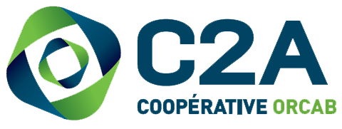 Logo de la coopérative C2A, cliente de la solution Interactiv' Formations