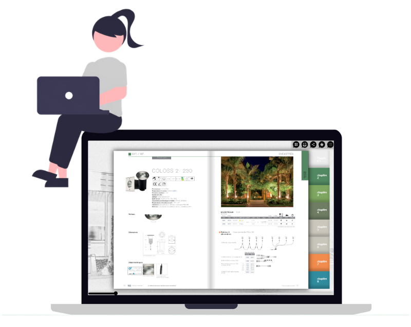 Publishing your flipbooks online with Interactiv’ Doc saves you valuable time on every single new publication.